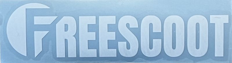 Samolepa Freescoot Type Small White