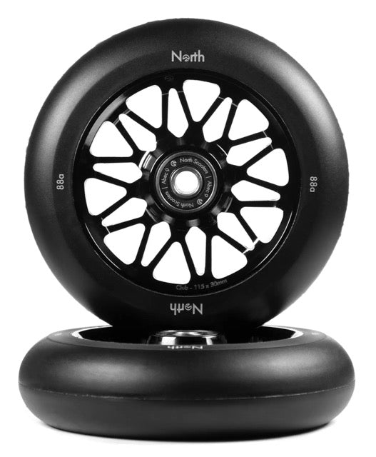 Kolečko North Club 110 Matte Black