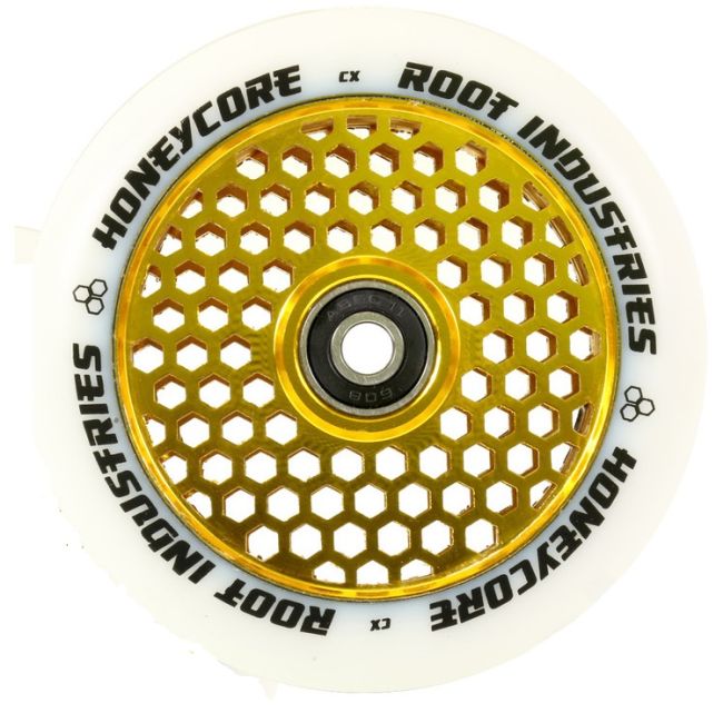 Kolečko Root Honeycore 110 Gold / White
