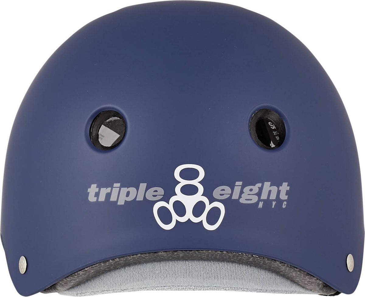 Helma Triple Eight Certified Sweatsaver S-M Navy Rubber